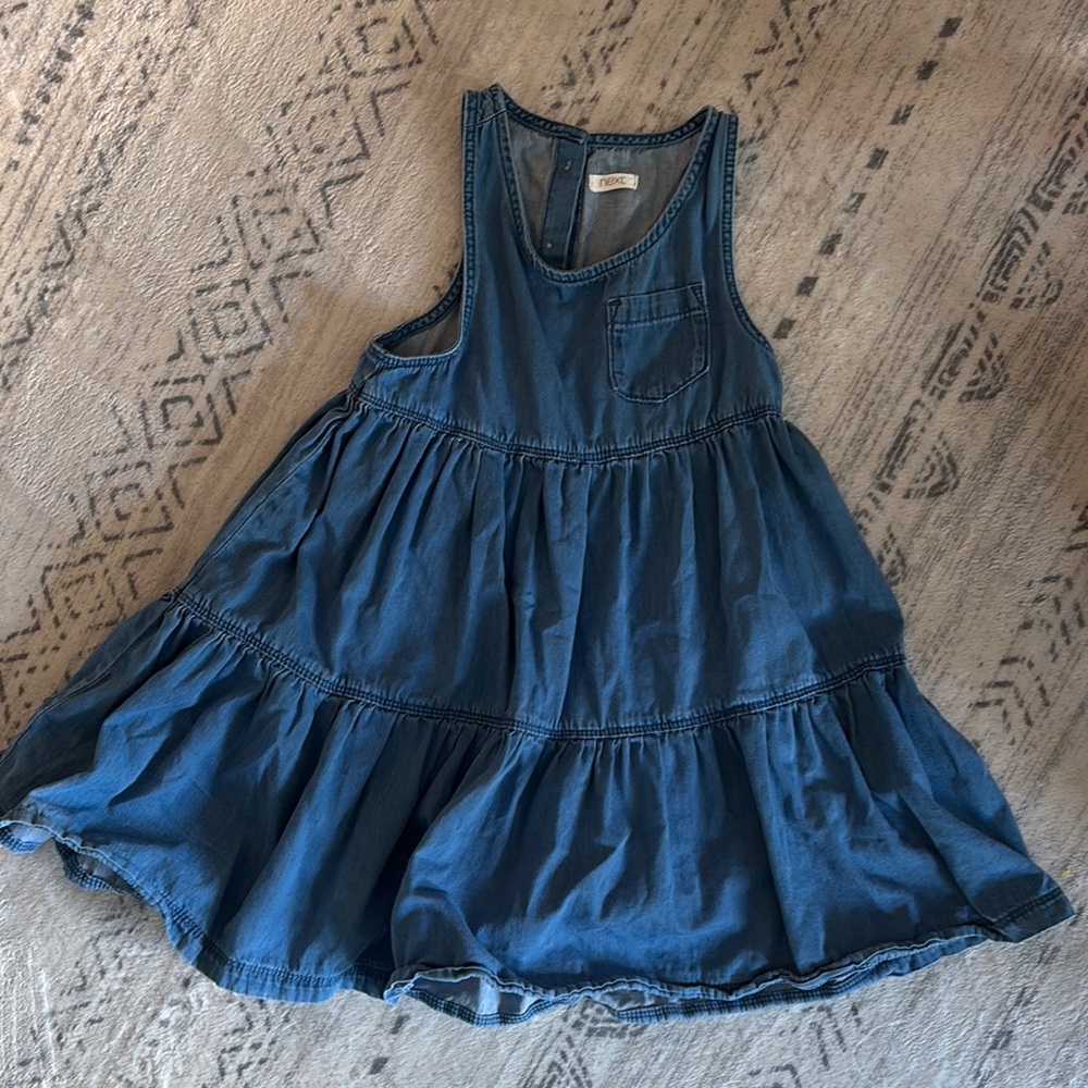 Next 💯 organic cotton Denim Dress